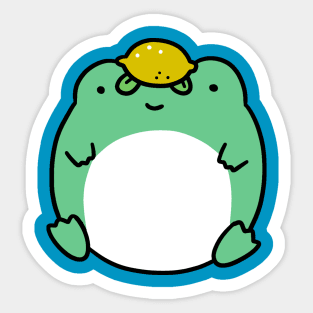 Lemon Frog Sticker